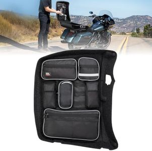 KEMIMOTO Tour Pack Lid Organizer Tour Pak Storage Bag Compatible with Electra Glide Street Glide Touring Travel-Paks 2014-2025