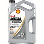 Shell Rotella T5 Synthetic Blend 15W-40 Diesel Engine Oil (5L, Single Pack)