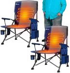 Romswi 2-Pack Heated Camping Chairs
