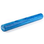 OPTP PRO-Roller Soft Density Foam Roller – Low Density Soft Foam Roller for Physical Therapy, Pilates, Yoga Foam Roll Exercises, and Muscle Recovery - Blue 36" x 4"