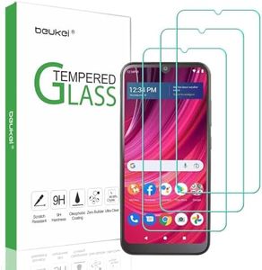 beukei (3 Pack) Compatible for BLU View 4 (B135DL) Screen Protector Tempered Glass,Touch Sensitive,Case Friendly, 9H Hardness