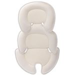 Innokids Head and Body Support Pillow Infant Car Seat Insert for Newborn to Toddler Stroller Cushion for Baby Shower Gifts (Beige)