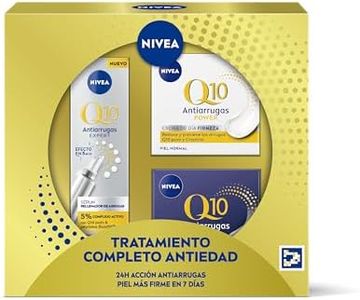 NIVEA Rutine Antietà Q10 Antirughe Power 4 settimane, confezione regalo con crema da giorno con FP15 (1 x 50 ml), crema da notte (1 x 50 ml) e siero concentrato (1 x 15 ml)