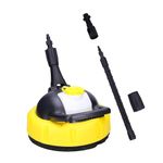 Patio Cleaner Pressure Washer, Patio Cleaner Head for KarcherK1 K2 K3 K4 K5 K6 K7, High Pressure Cleaner, Long Handle Pressure Washer Rotary Brush, Patio Floor Brush Cleaning Tool