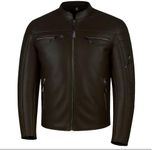 REVOLT Men's Motorcycle Jacket, Nat