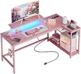 Bestier L Shaped Gaming Desk with P
