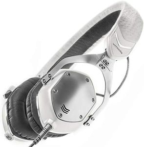 V-MODA XS On-Ear Metal Noise-Isolating Headphones (White Silver)