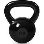 JFIT Kettlebell Weights Cast Iron, 15 LB