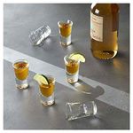 DEKEANSHKA® Heavy Base Clear Shot Glass Set of 6 Capacity: 35 ml Party Pack