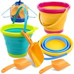 JOYIN 3 Packs Foldable Pail Bucket 