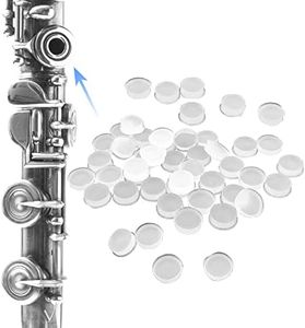 SourceTon 40 Silicone Long Flute Sound Hole Plugs, 7 X 3 mm Flute Plug, Flute Accessories, Suitable for Most Types of Flute