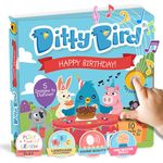 DITTY BIRD Interactive First Birthday Book for 1 Year Old and Toddler. Toys for 1 Year Old boy Girl Gifts. Educational Learning Toys for Babies. Musical Books for one Year Old. Great Baby 1st Birthday Gift