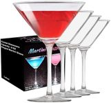 PARACITY Martini Glasses Set of 4, 