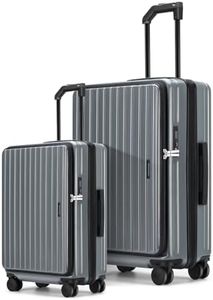 ROAMING Luggage Sets Hard shell Suitcase Top Opening Expandable with Spinner Wheels,Sturdy Large Suitcase Tsa Lock 20 Inch Carry on 28 Inch Checked Luggage,2-Piece Set (20/28) for Unisex Livid green