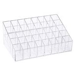 Lipstick Holder, 40 Slots Clear Acrylic Lipstick Organezer Display Transparent Makeup Organizer(40 Slots)