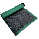 LTCANOPY Sound Barrier Temporary Construction Traffic Industrial Sports Pitches Outdoor Noise Control Sound Blocking Reducing Cancelling Soundproof Screen Blankets 39.3”x78.7-1 Pack-(Green)…