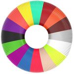 Yungden 3D Pen Filament Refills Random 15 Colors 1.75mm PLA for 3D Printing Pencil Total 45M 3D Pen Colors Compatible with MYNT3D and SCRIB3D 3D Drawing Pens Not Suitable for 3Doodler Start Plus Pen