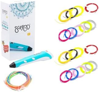 SCRIB3D P1 3D Pen - The Ultimate Creative Bundle with 230 Feet of Filament
