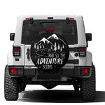 Delerain Spare Tire Cover with Backup Camera Hole Mountains Wheel Covers Waterproof Dust-Proof UV Sun Universal Fit for RV Trailer RV SUV Truck (18 Inch for Diameter 32"-34")