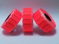 CT4 26mm x 12mm Price Gun Labels - Printed 'SALE PRICE' - 10 Rolls / 15,000 Labels