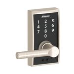 Schlage Touch Century Lock with Broadway Lever (Satin Nickel) FE695 CEN 619 BRW