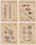 Vintage Fishing Patent Prints, 4 (8