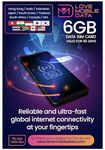 Love Mobile Data Only Sim Card - International Sim for Mobile Phones, WiFi Routers, Canada, Hong Kong, India, Indonesia, Japan, South Korea, Thailand, South Africa & USA Coverage, 6GB for 60 Days