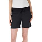 Tuff Athletics Women's Hybrid Shorts, Black, X-Large