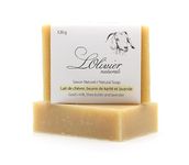 2 Pack Goat's Milk Soap - With Shea Butter and Lavender - All Natural Bar Soap - Handmade Soap - Made in Canada - L'OLIVIER NATURALS