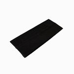 WESTEND CHOICE 9cm Wide Headbands Soft Head Band Plain Stretchy Unisex Kylie headband Bandeau Headbands for Women & Men Gym Yoga Hair Band (Black)