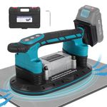 Tile Vibration Machine Installation Tool for Makita 18V Max Battery, Handheld Automatic Tiling Vibrator with Enlarged Suction Cup for Tiling Leveling Laying 24000r/min 6 Speeds Adjustable