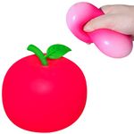 Stretchy Dough Ball Fidget Toys (Pack of 1) - Squishy Apple Stress Balls for Kids and Adults, Fun and Soft Squishy Squeeze Ball, Squishy Toys, Anxiety Relief, Relax, Improve Focus