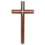 ACHIBANG Wall Cross, Catholic Wooden Hanging Crosses for Wall Decor, 10 Inch