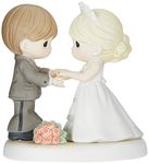 Precious Moments Wedding Figurine | from This Day Forward Bisque Porcelain Figurine | Wedding Gift | Newly Weds | Bride & Groom | Bridal Shower Gift