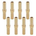 Ryaupy 8PCS 8mm Brass Barbed Hose F