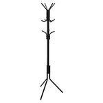 Amazon Basics Metal Coat and Clothes Stand Rack, Black, 49.5 x 49.5 x 169 cm (L x W x H)