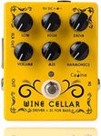 Caline Pedals Driver Guitar Effects Pedal Classic Tube Bass Guitar Amp Pedal Metal Ture Bybass Wine Cellar Yellow CP-60