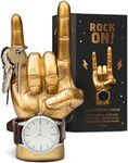 Luckies of London | Rock On Mini Headphone & Jewellery Stand | Novelty Headphone Stand | Desk Tidy for Watches & Jewellery | Gold Ornaments for Room Decor | Decorative Home Accessories