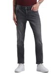 Jack & Jones Mens Grey Glenn Slim Fit Low Rise Jeans