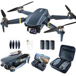 Super Heavy Duty Brushless Foldable Drone with Camera for Beginners - 60+ Min Flight Time, WiFi FPV Quadcopter with 120° Wide Angle 2K HD Camera, Brushless Motor, F89-US-240624-2