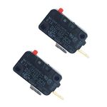 LONYE WB24X829 D3V-16G-3C25 Secondary Door Switch Replacement for GE Kenmore Microwave 253819 AP2024337 PS237421(Normally Open)(Pack of 2)