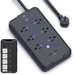 Geeni Smart Plug Power Strip, 6 Out