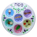 Disposable Plastic Seder Plate for Pessa'h