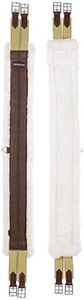 Equinavia Saga All Purpose Everyday Fleece Girth for Horses - Brown - 48 in