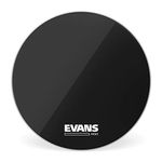 Evans MX1 Black Marching Bass Drum Head, 32 Inch