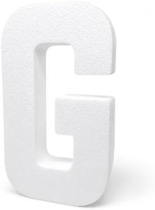 Free Standing - EPS Smooth Foam Letters for Weddings, Cakes, Arts & Crafts - G, 24" High - Jumbo