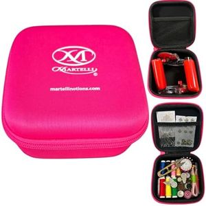Martelli Rotary Cutter Case (Pink) - Sewing Notions Storage for Quilters, Crafters, and Sewing Enthusiasts - Craft Storage Box (Pink)
