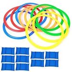 Agility Hoops, Training Speed Rings 29cm/11.4in Dia Wear Resistant for Outdoor for Children