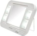 JERDON Two-Sided Makeup Mirror with