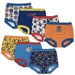 Nickelodeon Boys Toddler Potty Training Pants with Chase, Skye & More with Success Chart & Stickers Size 18, 2t, 3t, 4t, Pawbtraining7pk, 4T